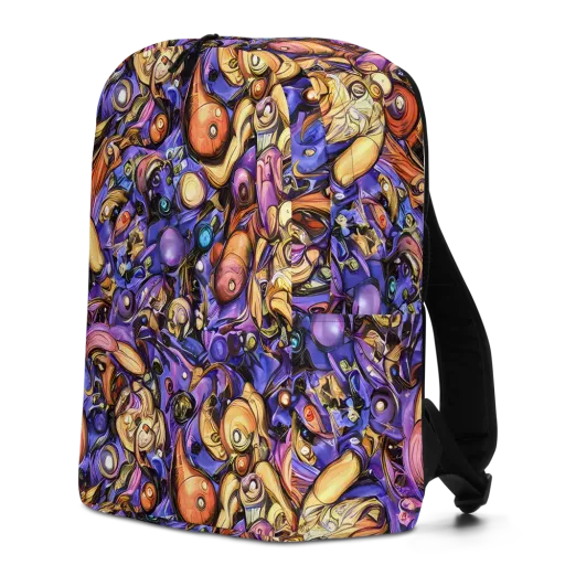 Prismatic Menagerie on a Minimalist Backpack
