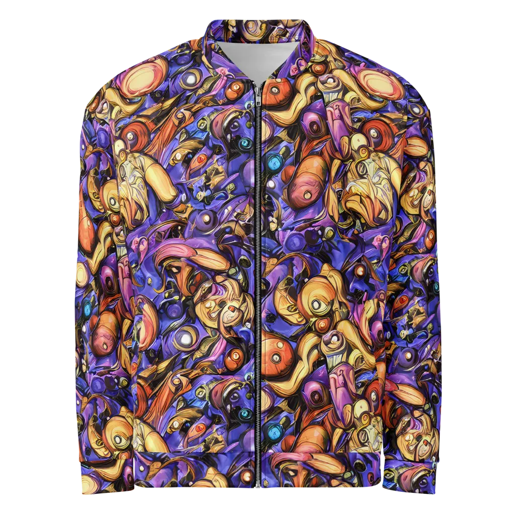 Prismatic Menagerie on Bomber Jacket — Front