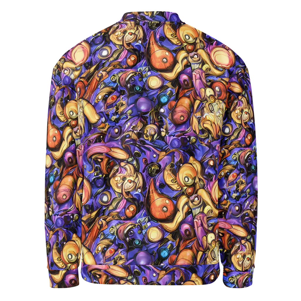 Prismatic Menagerie on Bomber Jacket — Back