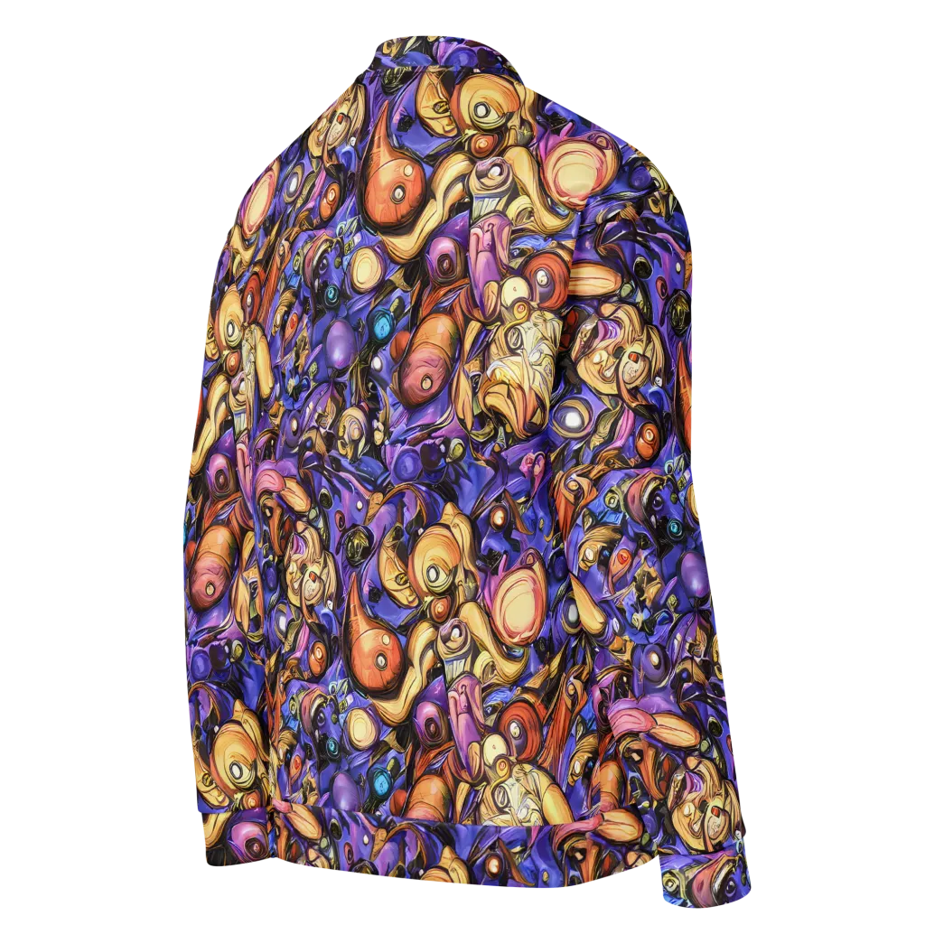 Prismatic Menagerie on Bomber Jacket — Right Back