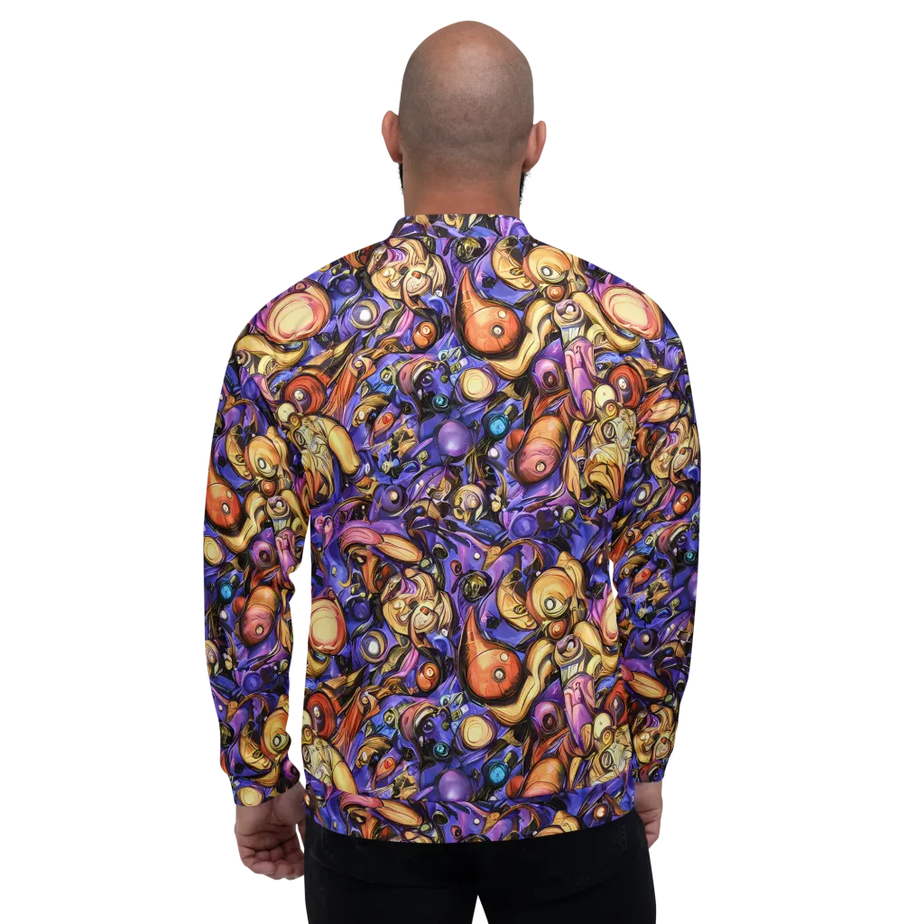 Prismatic Menagerie on Bomber Jacket — Back