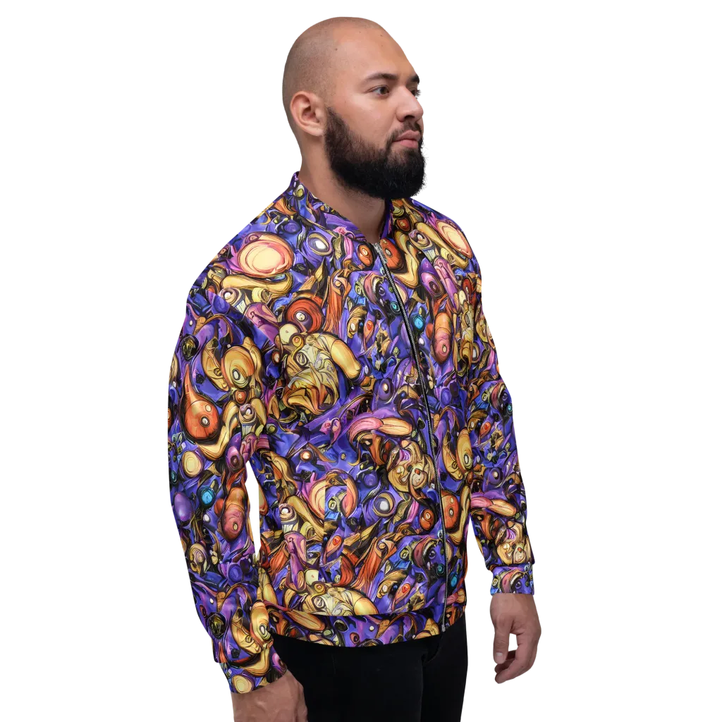 Prismatic Menagerie on Bomber Jacket — Right