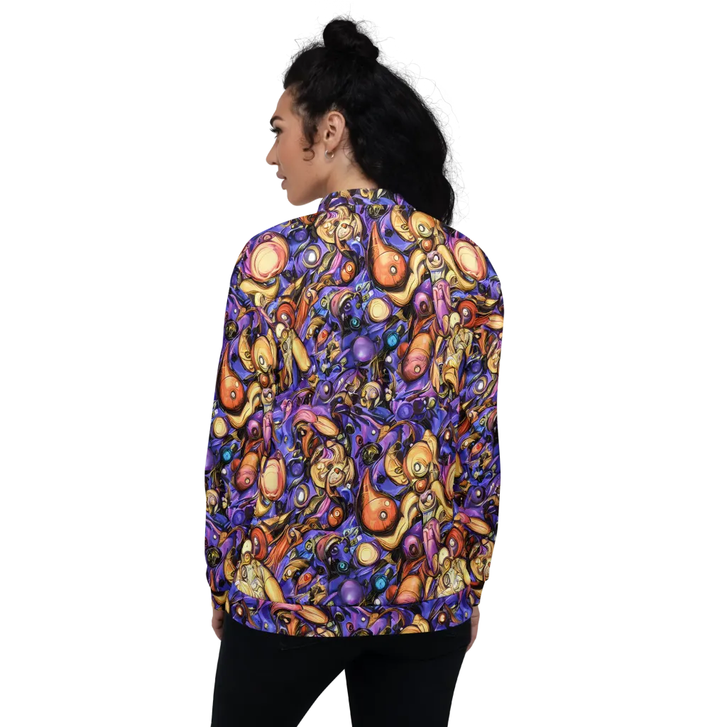 Prismatic Menagerie on Bomber Jacket — Back