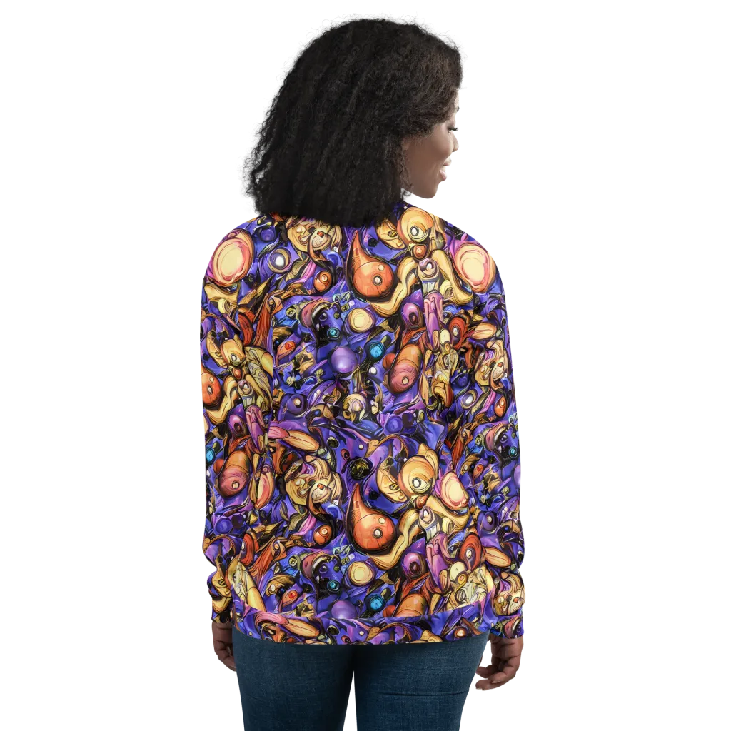 Prismatic Menagerie on Bomber Jacket — Back