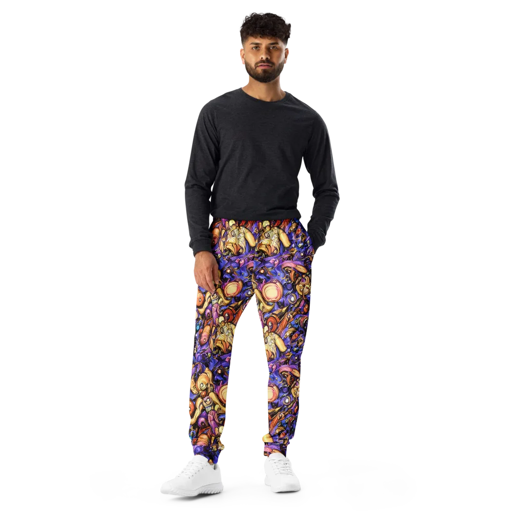 Prismatic Menagerie on Men's Joggers — Front