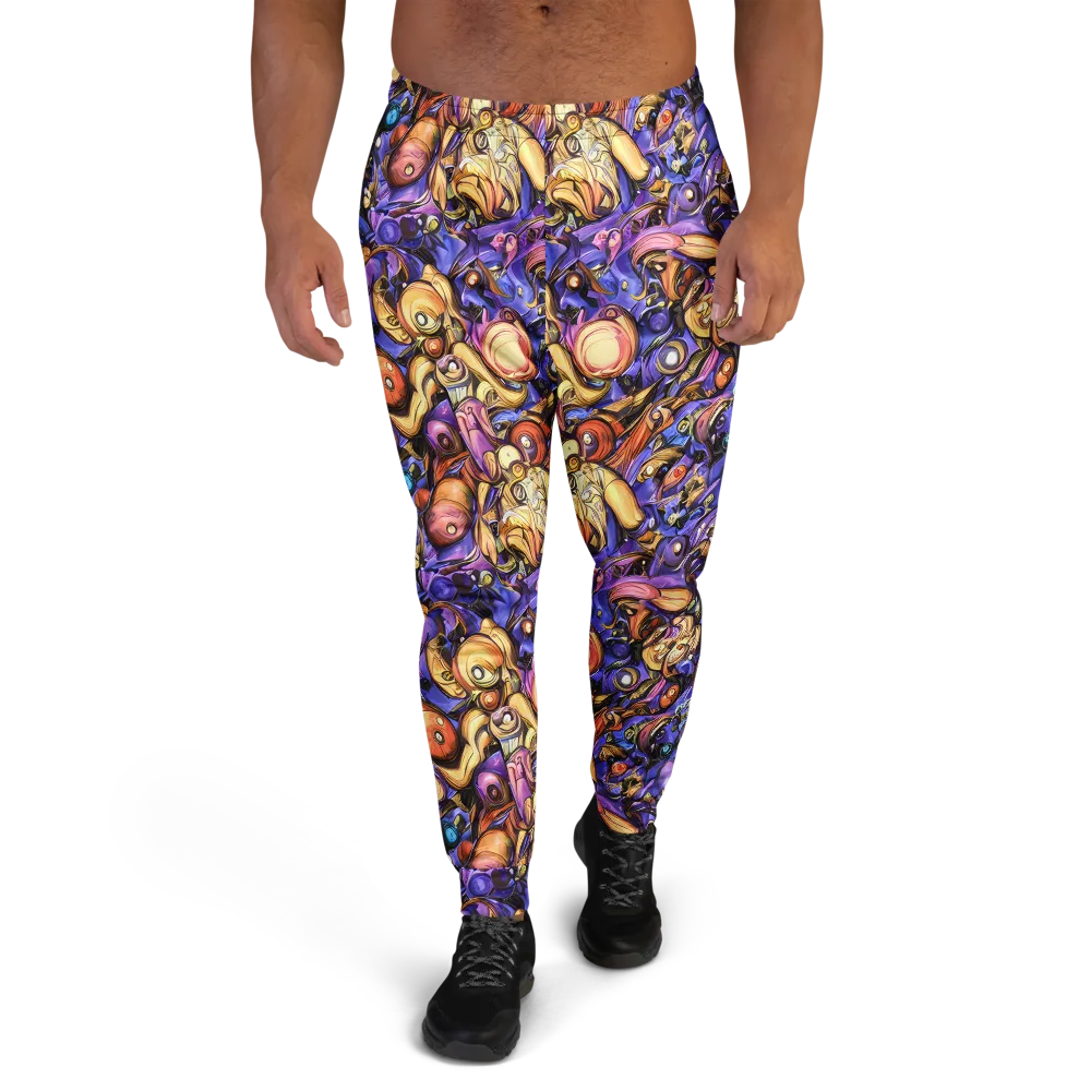 Prismatic Menagerie on Men's Joggers — Front