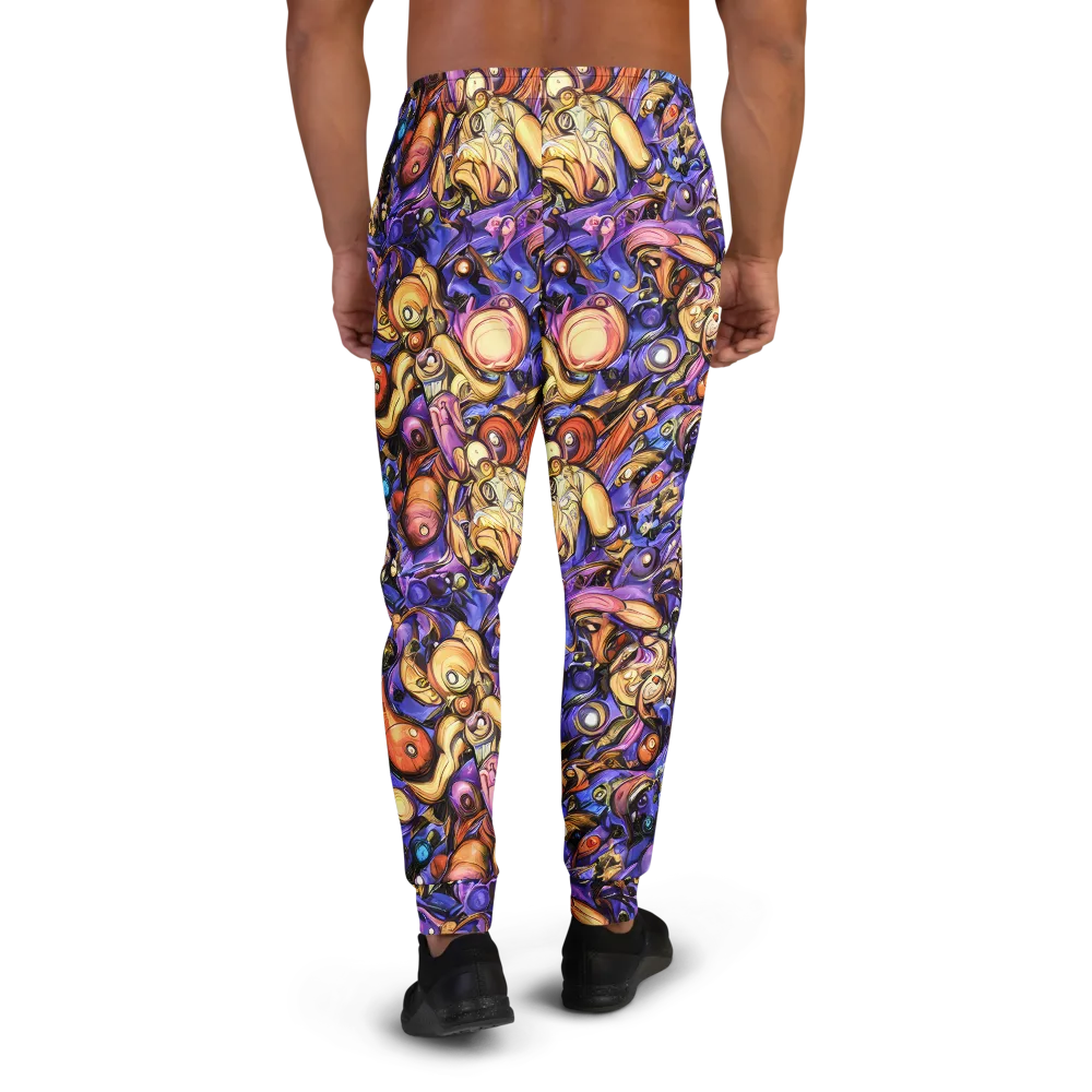 Prismatic Menagerie on Men's Joggers — Back