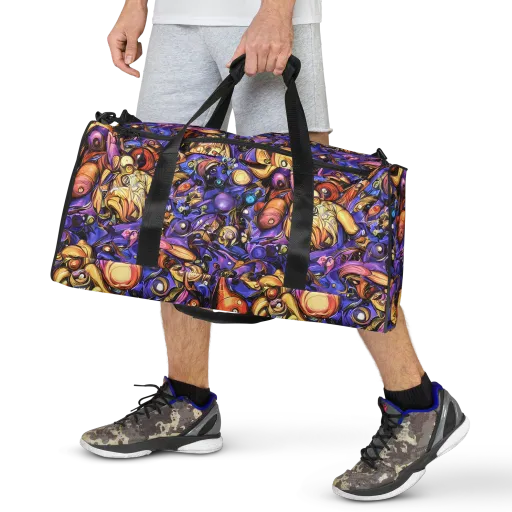 Prismatic Menagerie on a Duffle Bag