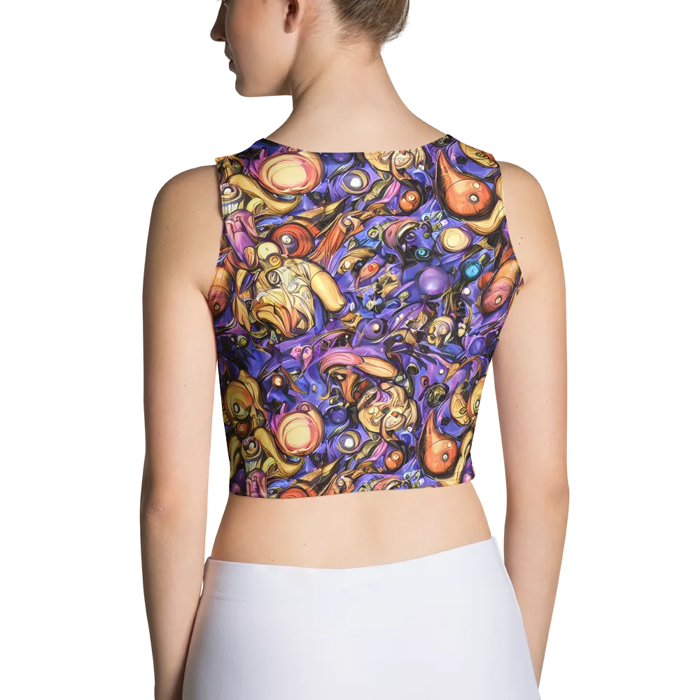 Prismatic Menagerie on Crop Top — Back