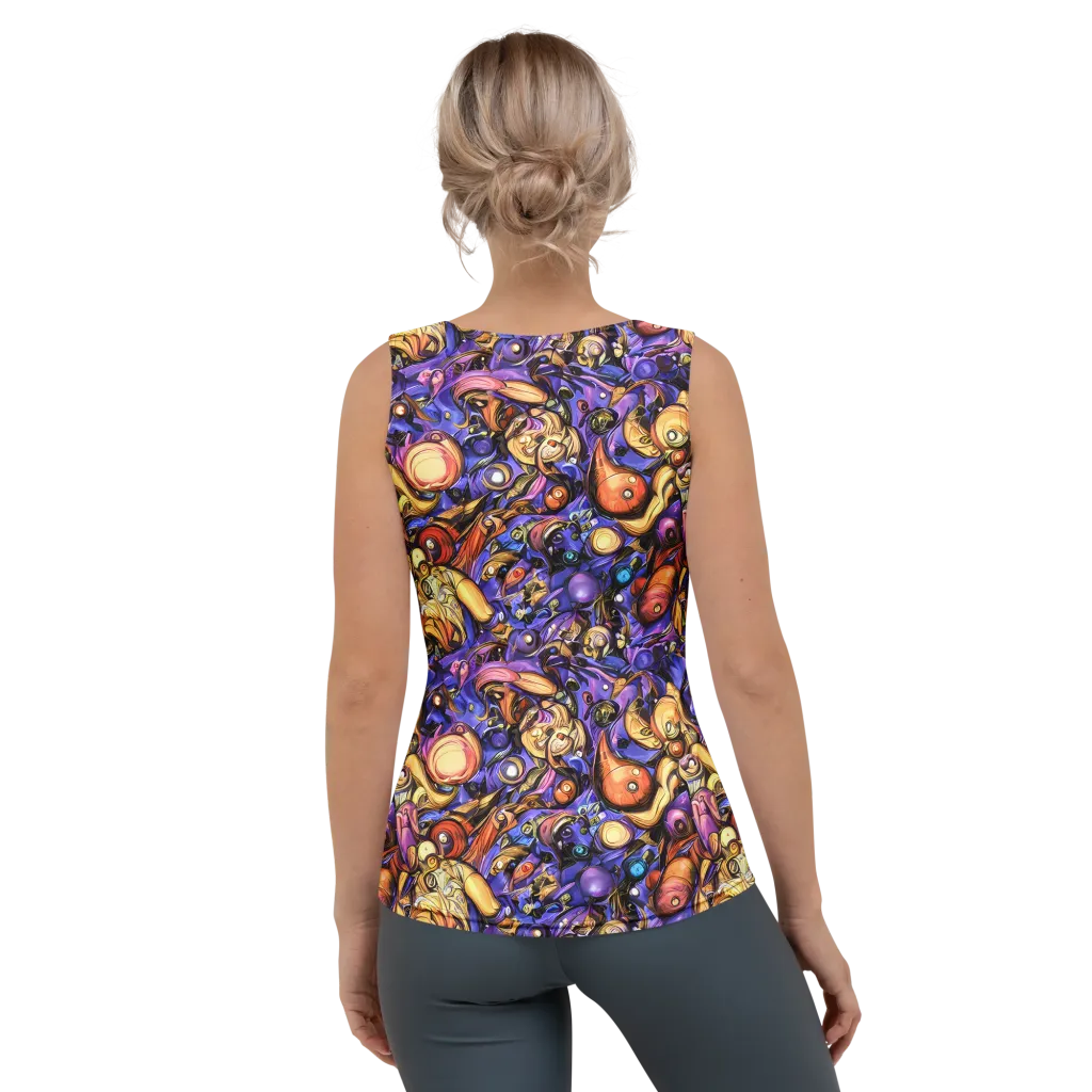 Prismatic Menagerie on Women's Tank Top — Back