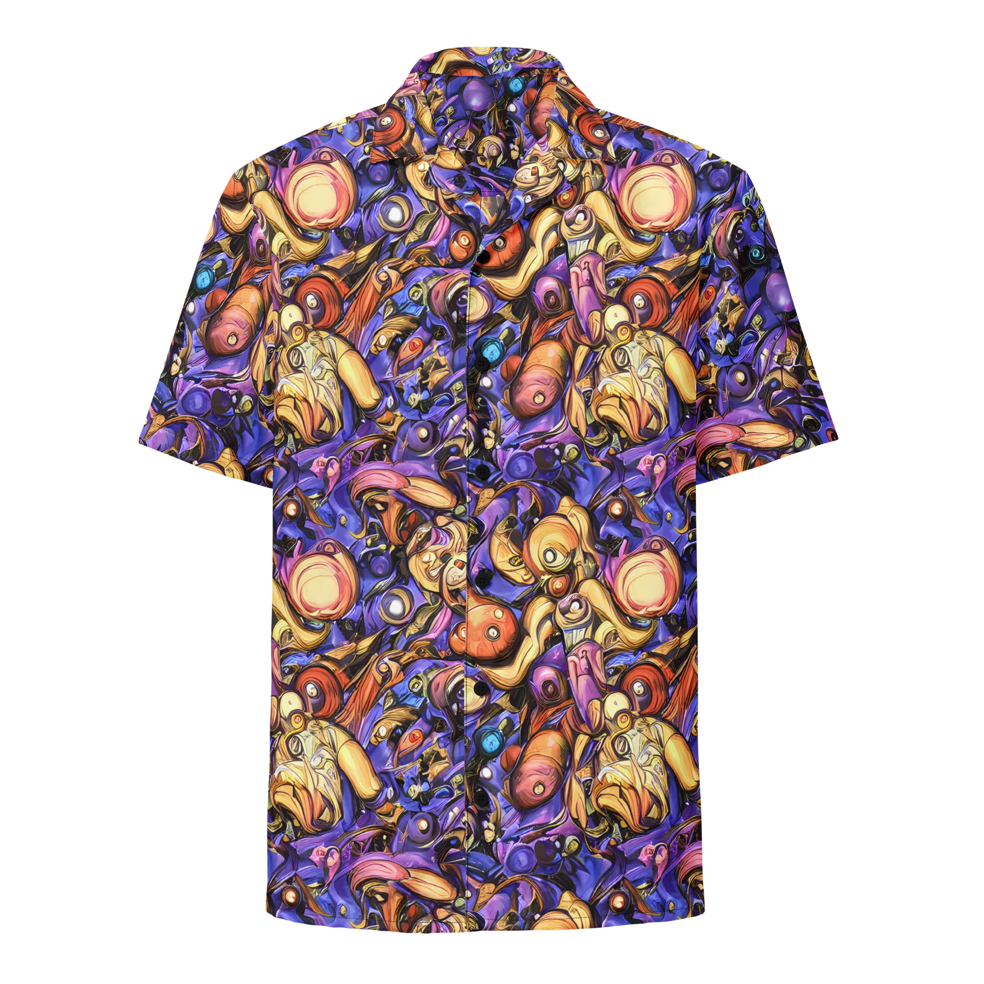 Prismatic Menagerie on Button Shirt — Front