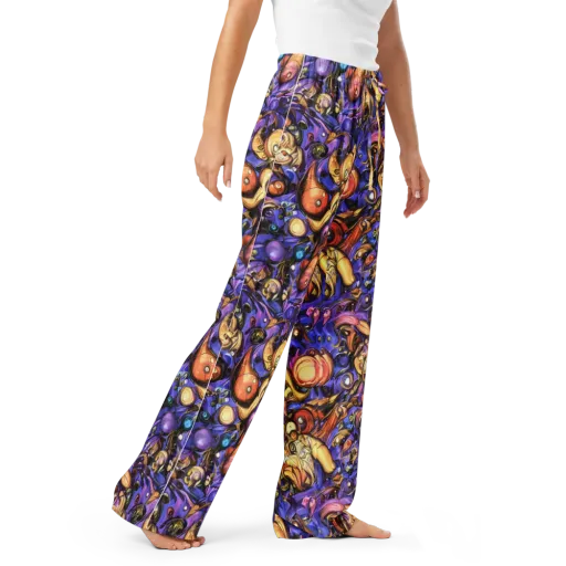 Prismatic Menagerie on a Women's Pajama Pants
