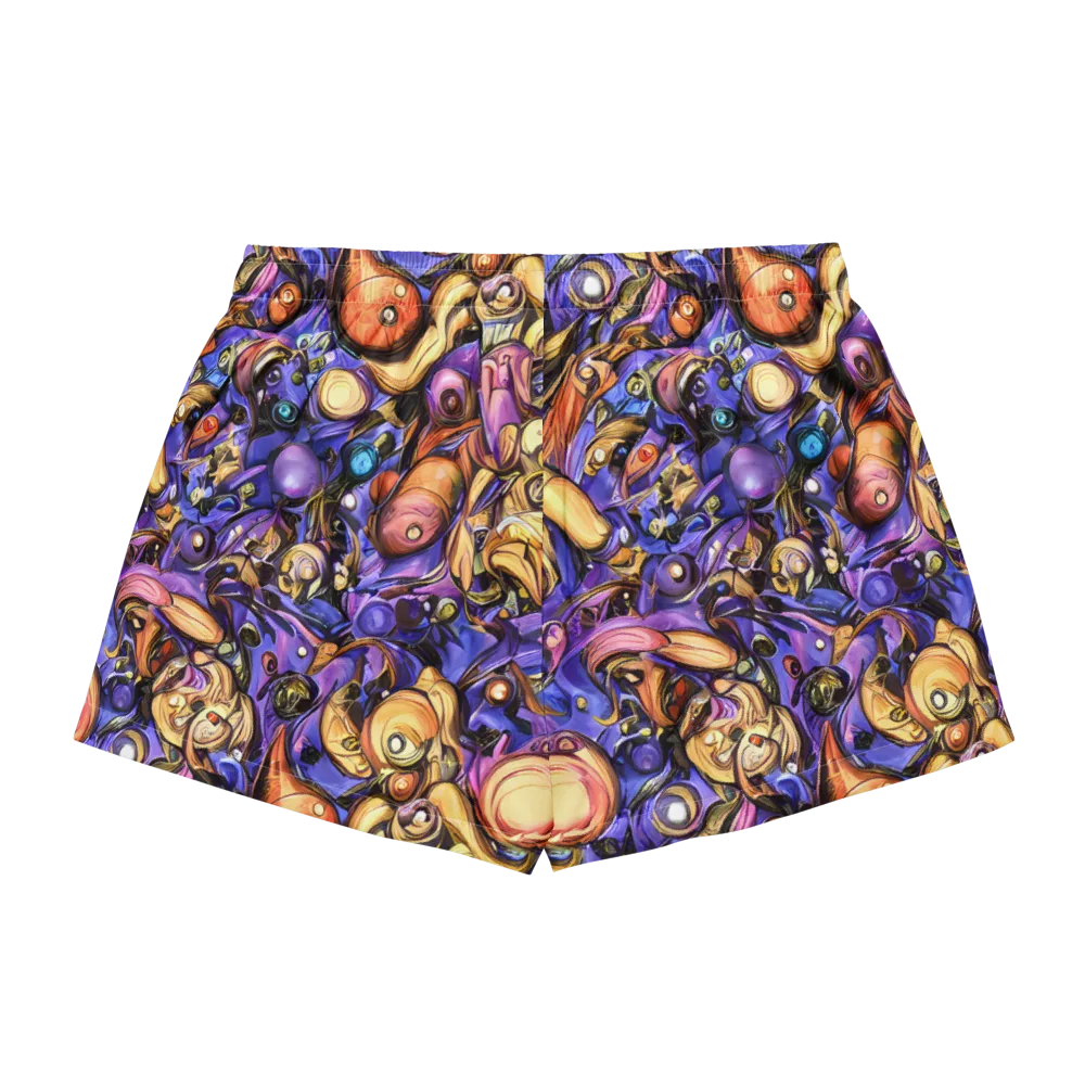 Prismatic Menagerie on Women's Pajama Shorts — Back