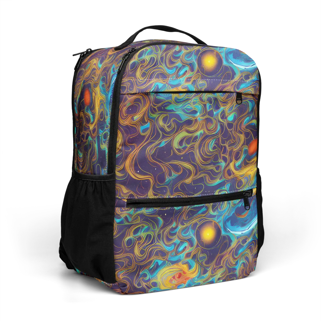 Indigo Gravity on Utility Backpack — Right Front