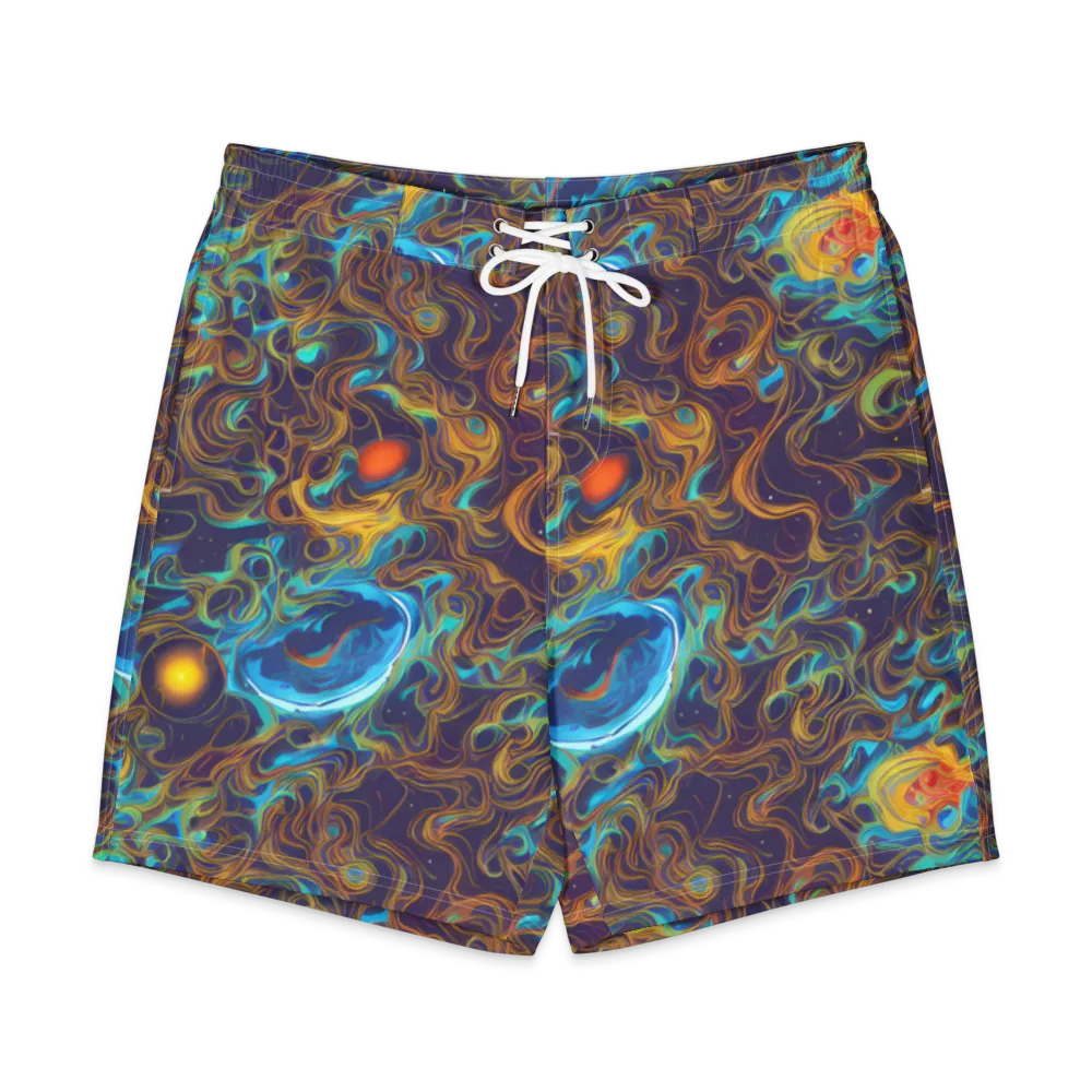Indigo Gravity on Men's Board Shorts — Front