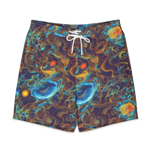 Indigo Gravity on a Men's Board Shorts