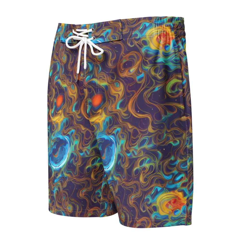 Indigo Gravity on Men's Board Shorts — Front