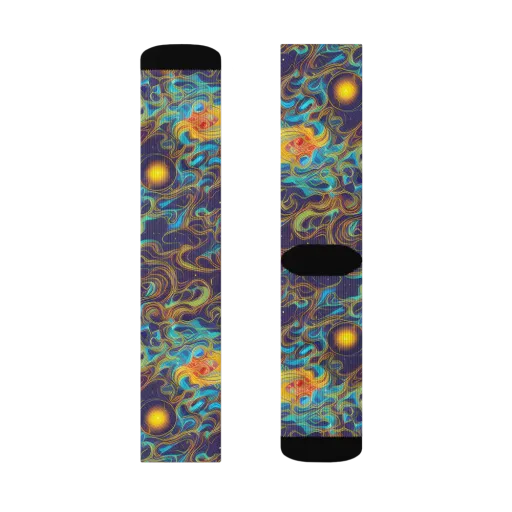 Indigo Gravity on a Socks