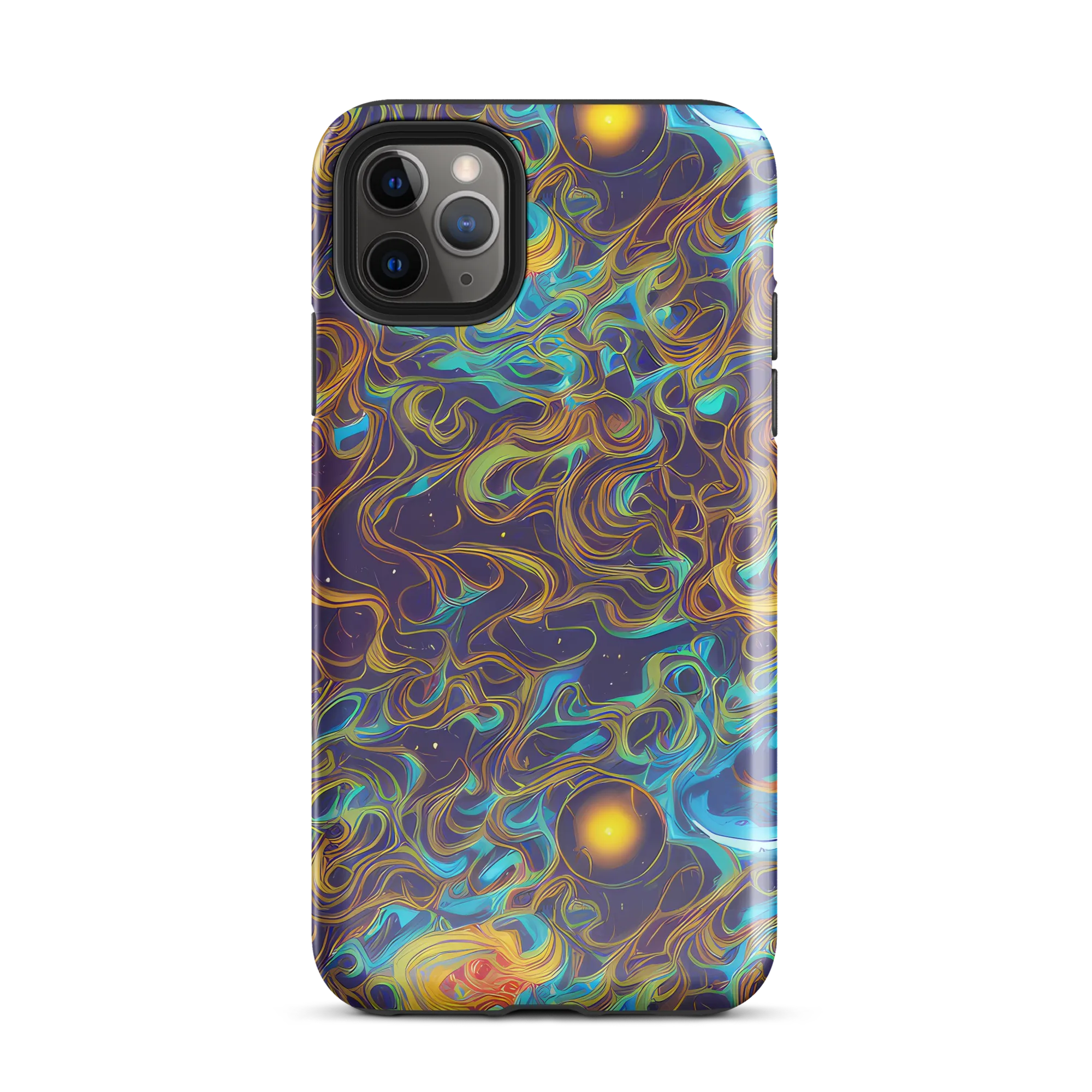 Indigo Gravity on Tough Case for iPhone® — Front