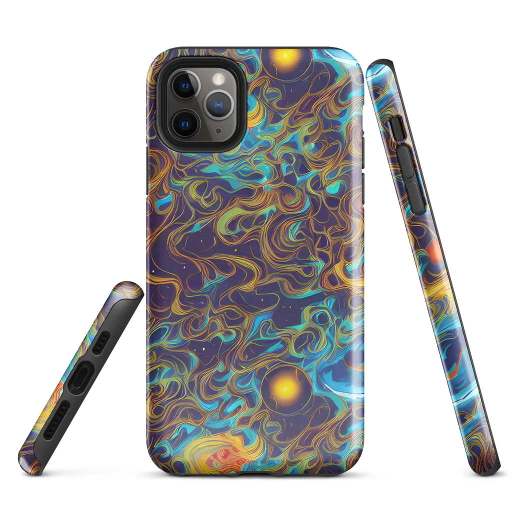 Indigo Gravity on Tough Case for iPhone® — Front