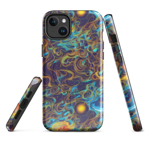 Indigo Gravity on a MagSafe Tough Case for iPhone®