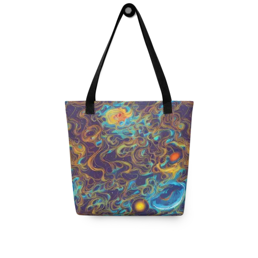 Indigo Gravity on a Tote Bag