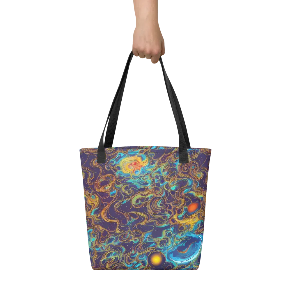 Indigo Gravity on Tote Bag — Front