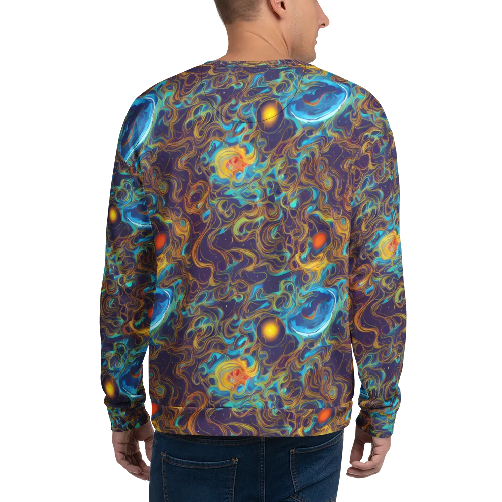 Indigo Gravity on Sweatshirt — Back