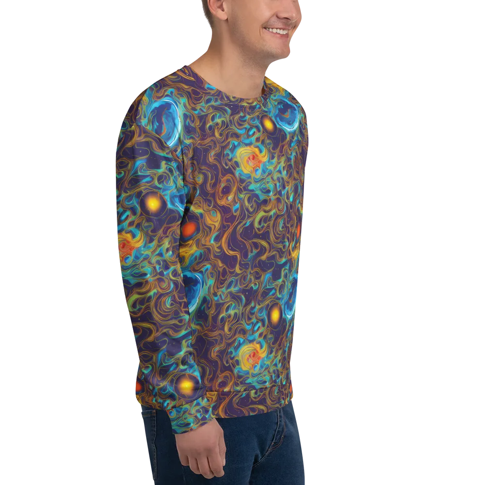 Indigo Gravity on Sweatshirt — Right Front