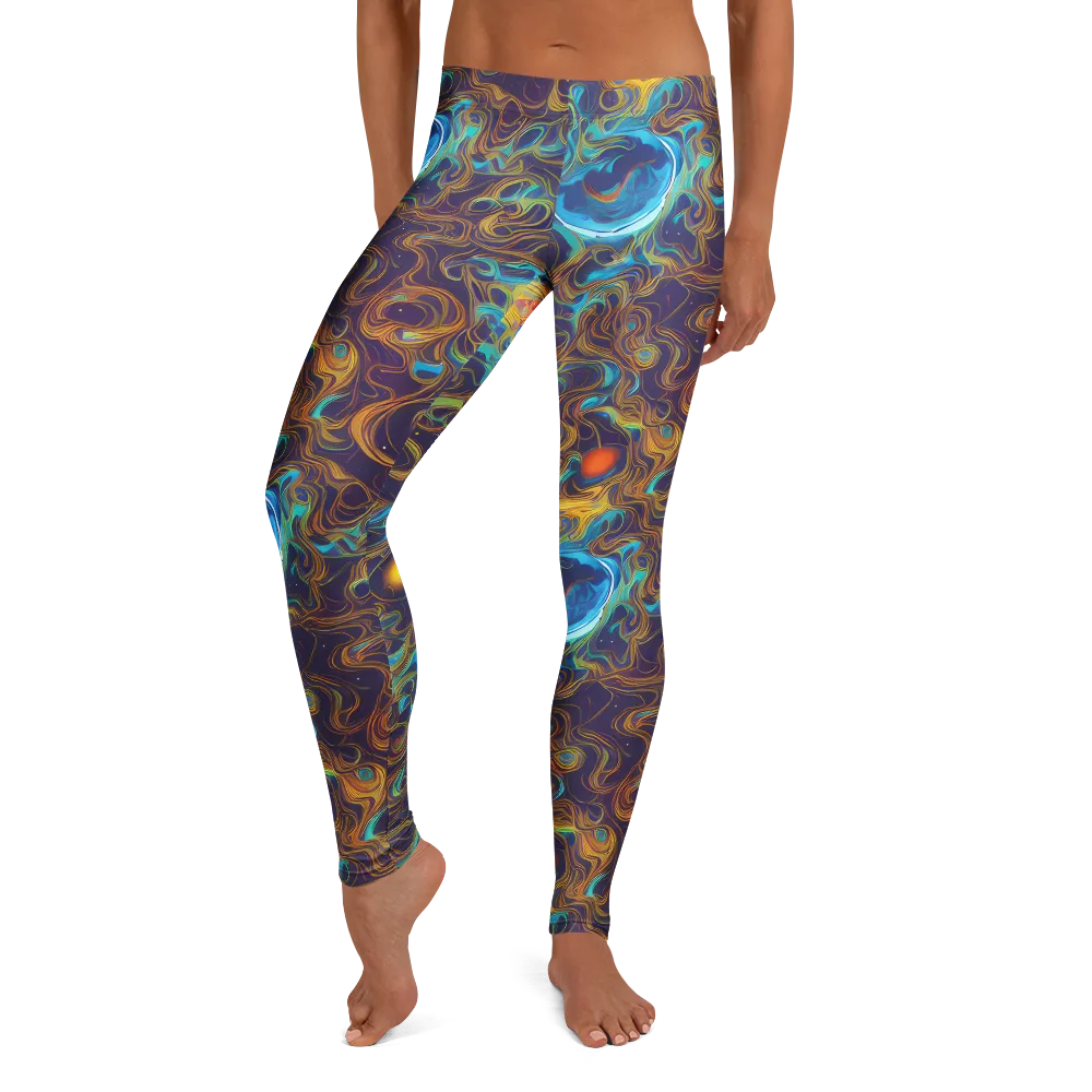 Indigo Gravity on Leggings — Front
