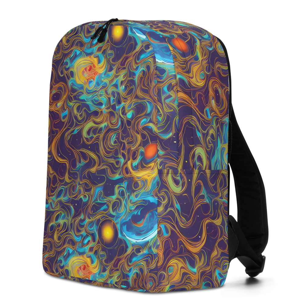 Indigo Gravity on Minimalist Backpack — Left