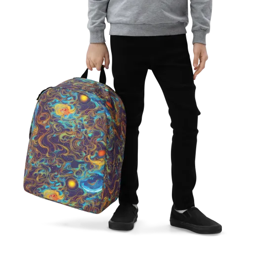 Indigo Gravity on a Minimalist Backpack