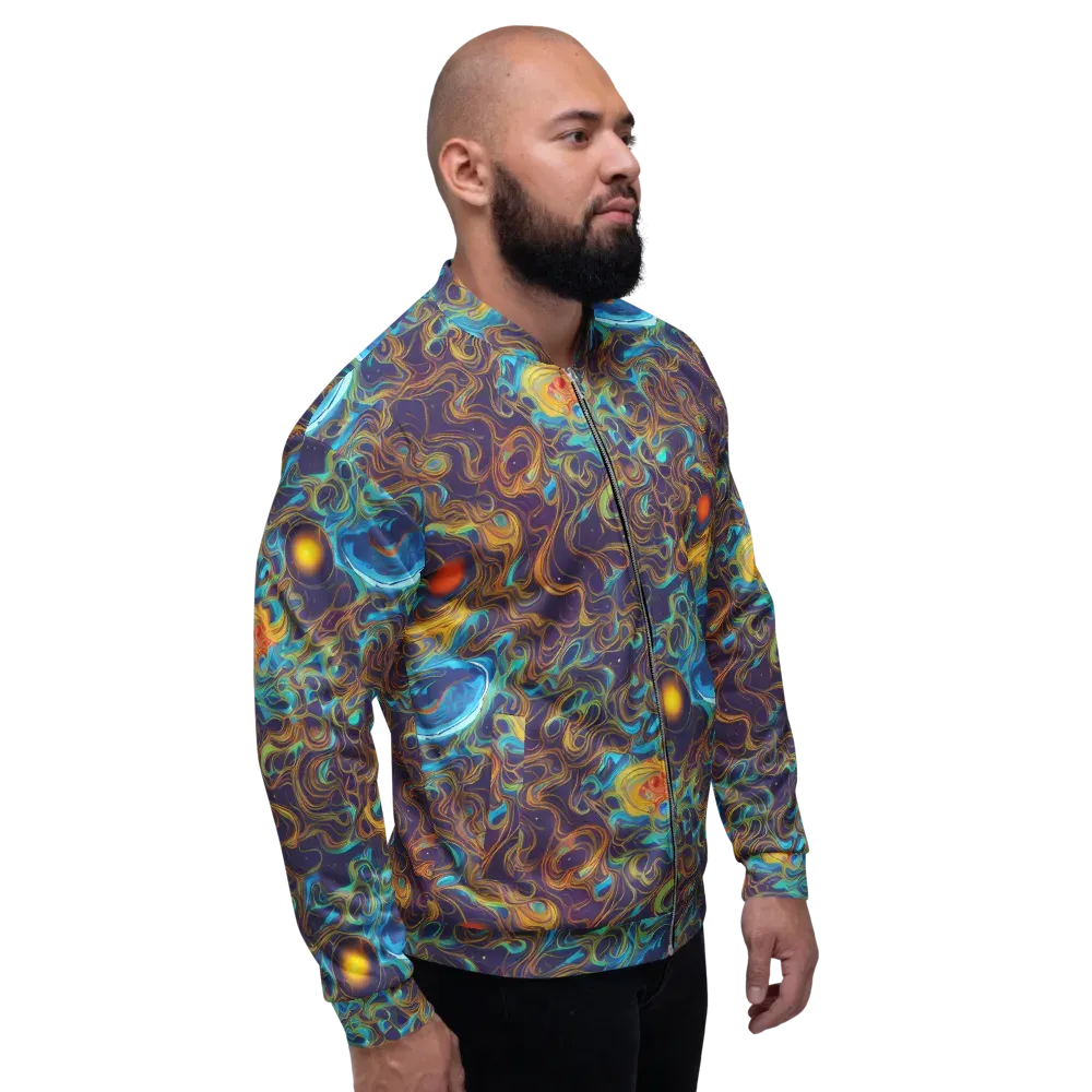 Indigo Gravity on Bomber Jacket — Right