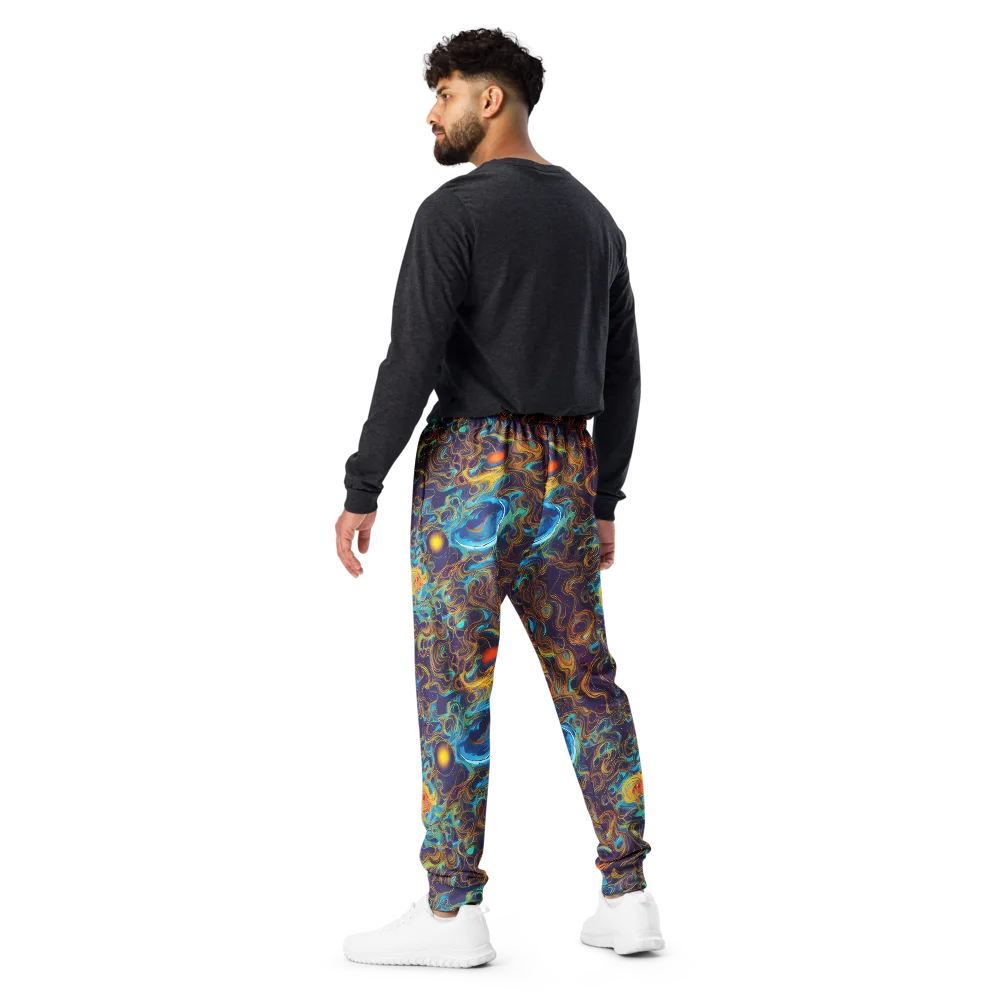 Indigo Gravity on Men's Joggers — Back