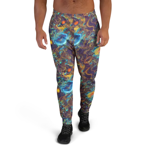 Indigo Gravity on a Men's Joggers