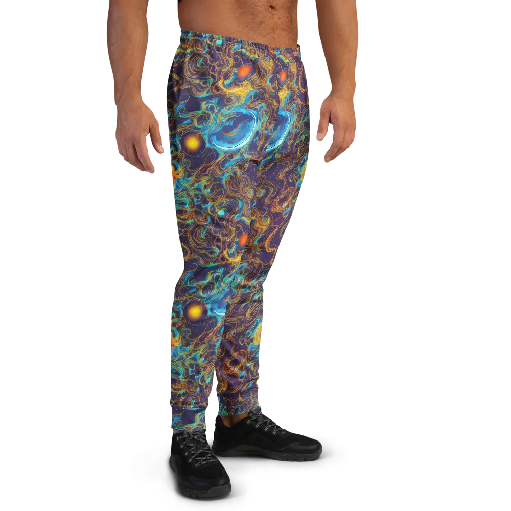 Indigo Gravity on Men's Joggers — Right