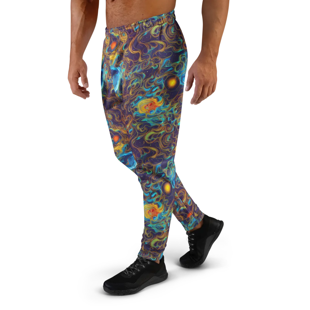 Indigo Gravity on Men's Joggers — Left
