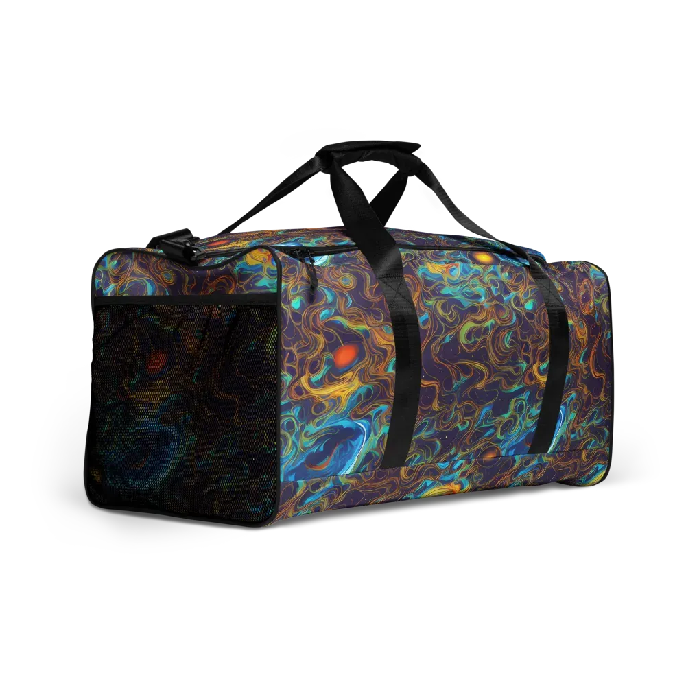 Indigo Gravity on Duffle Bag — Right Front