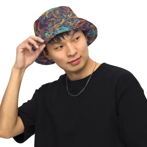 Indigo Gravity on a Reversible Bucket Hat
