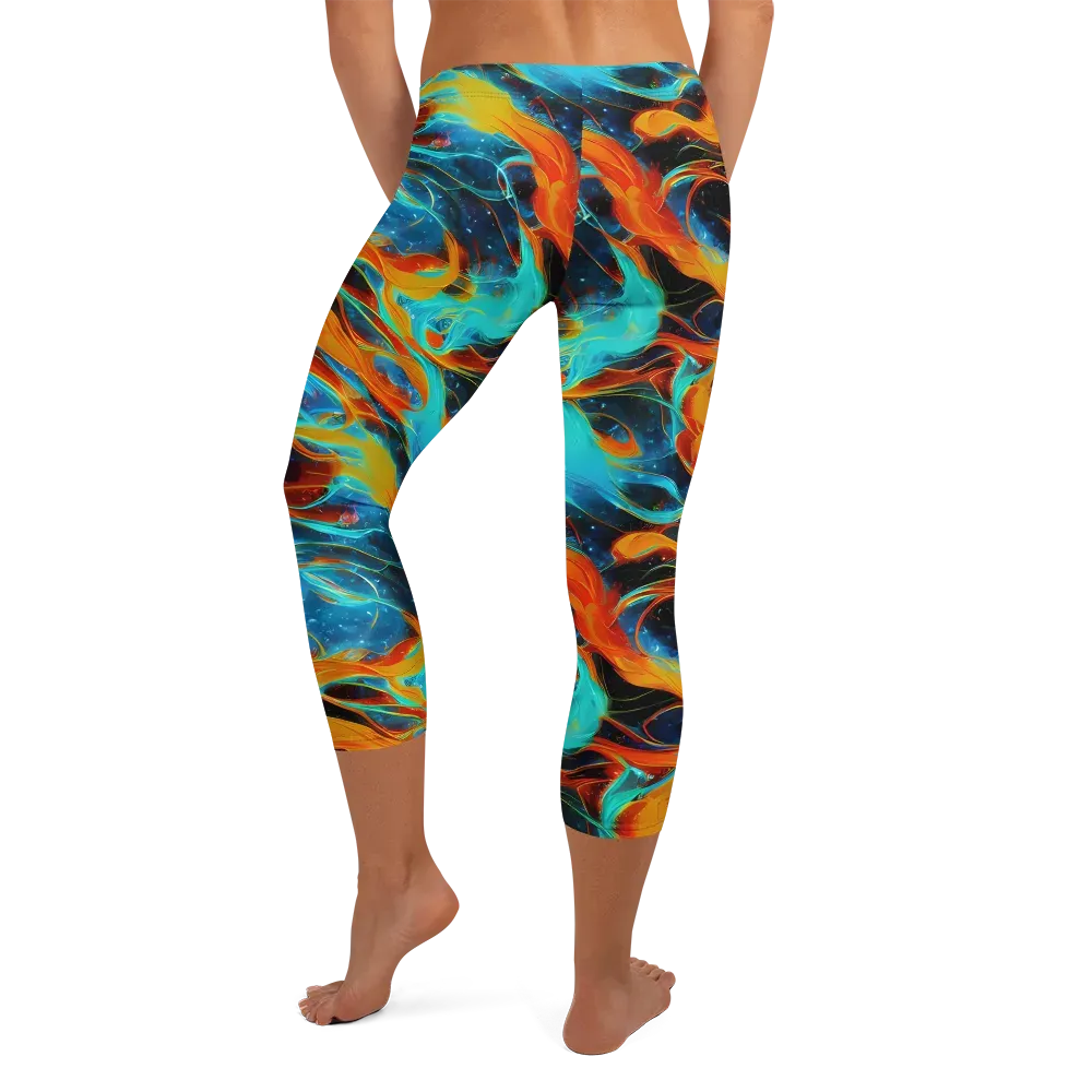 Ember Ocean on Capri Leggings — Back
