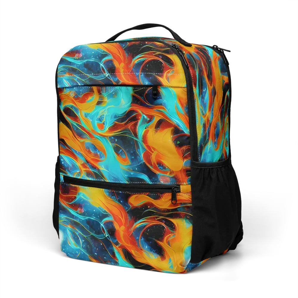 Ember Ocean on Utility Backpack — Left Front