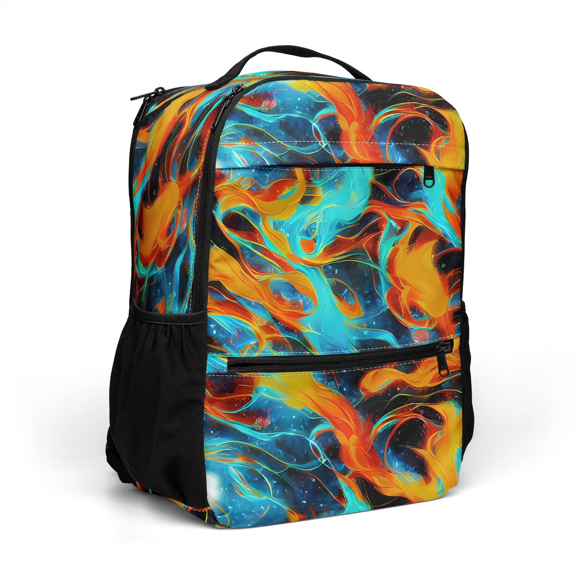 Ember Ocean on Utility Backpack — Right Front