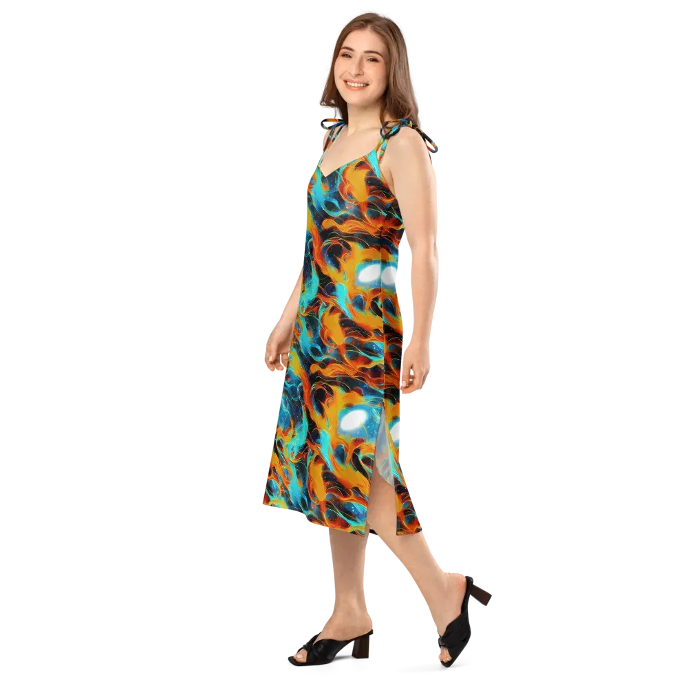 Ember Ocean on Slip Dress — Left Front