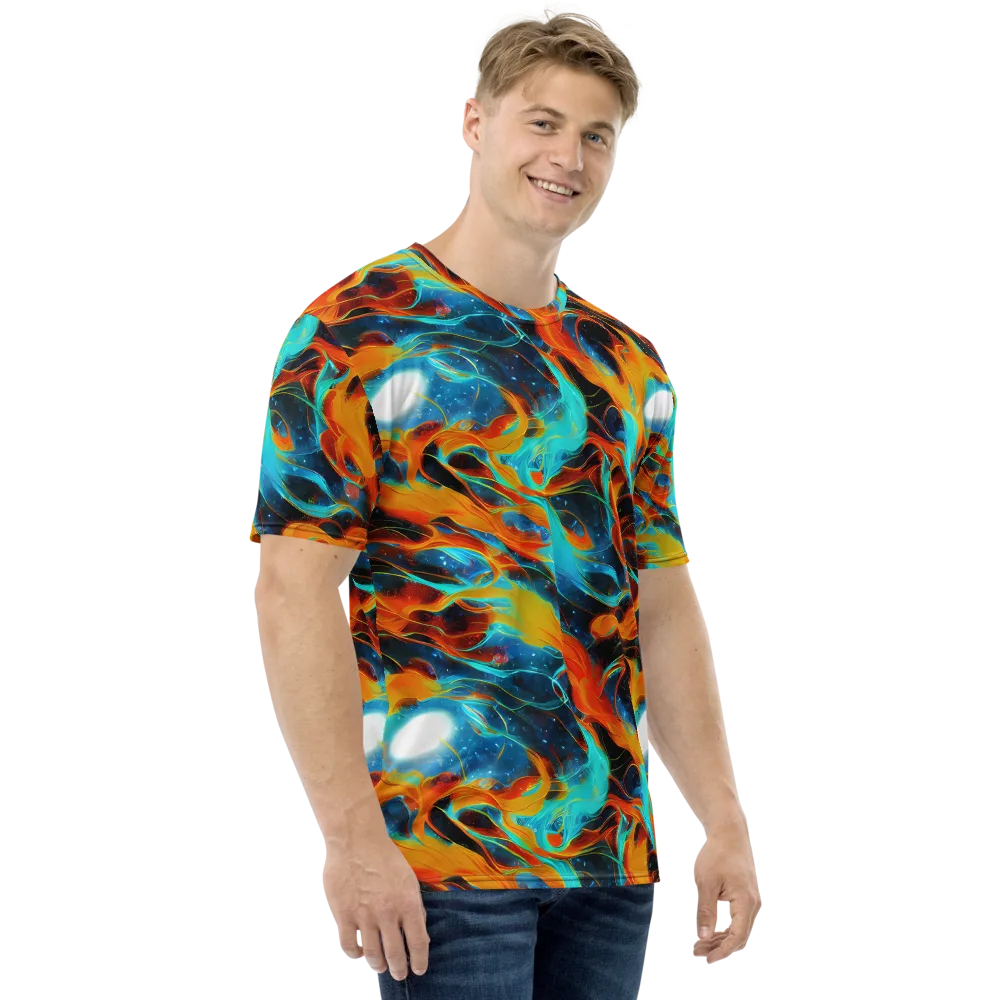 Ember Ocean on Men's Crew Neck T-Shirt — Right