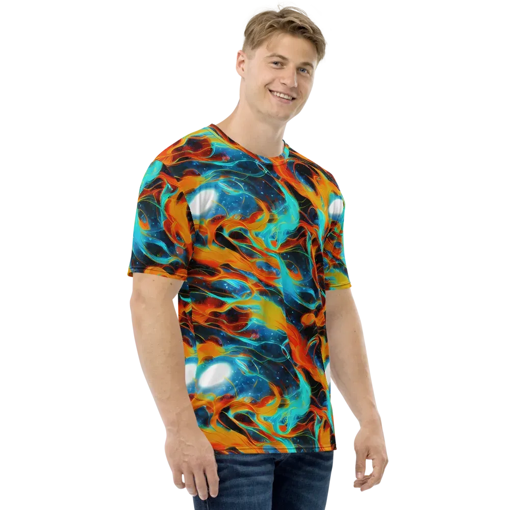 Ember Ocean on Men's Crew Neck T-Shirt — Right