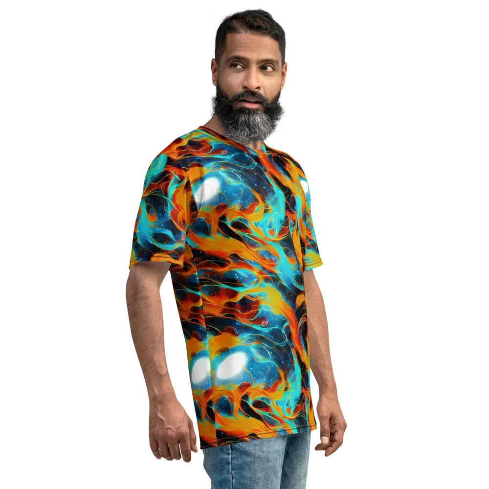 Ember Ocean on Men's Crew Neck T-Shirt — Right