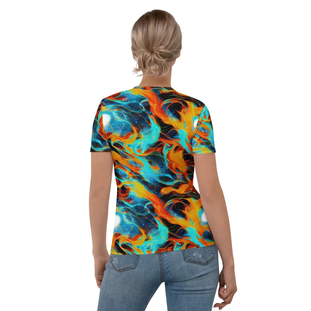 Ember Ocean on Women's Crew Neck T-Shirt — Back