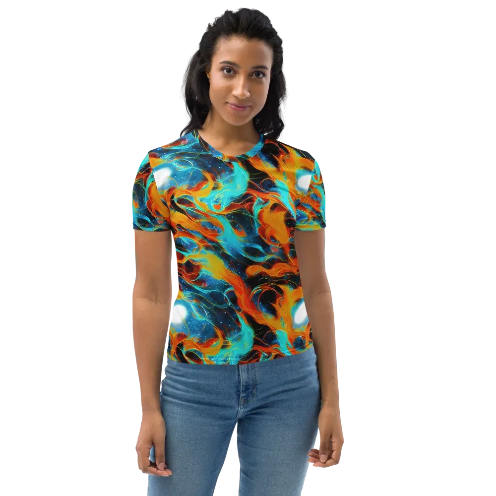 Ember Ocean on Women's Crew Neck T-Shirt — Front
