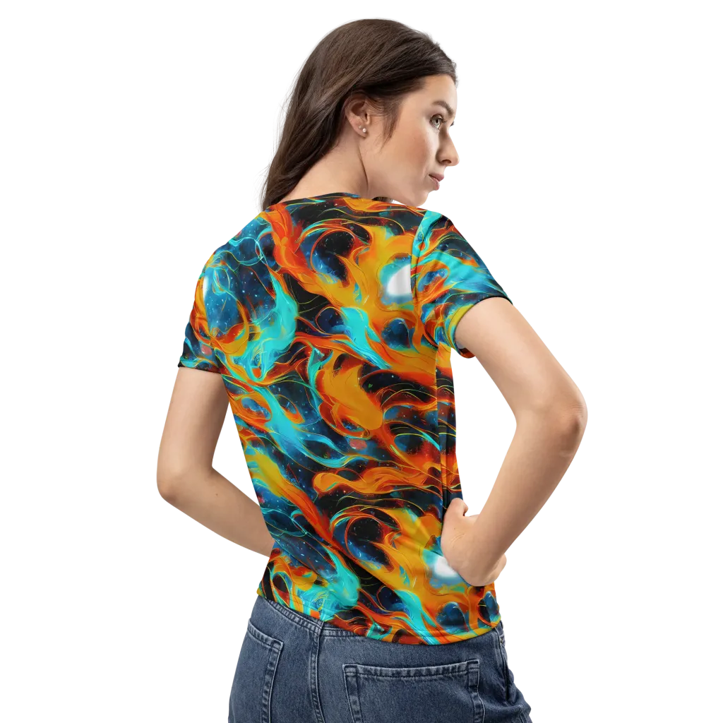 Ember Ocean on Women's Crew Neck T-Shirt — Back