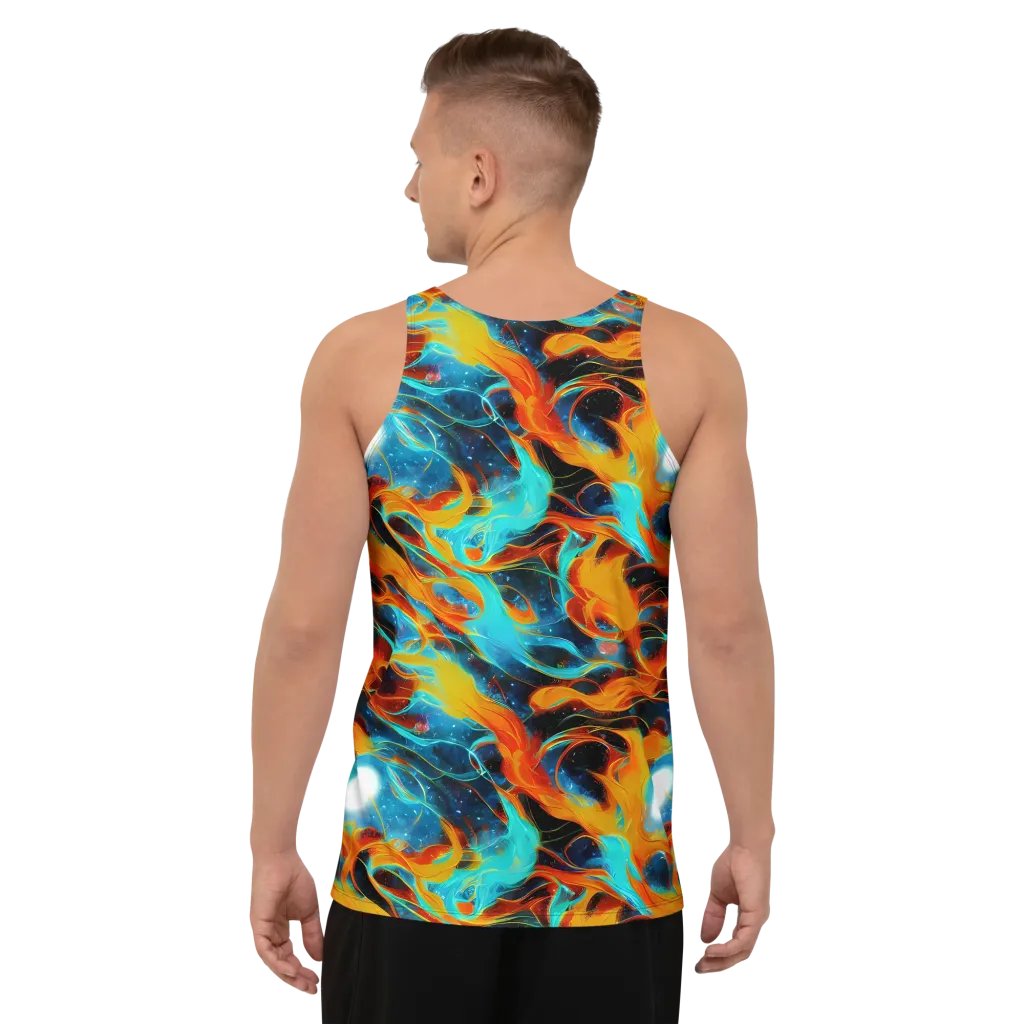 Ember Ocean on Men's Tank Top — Back